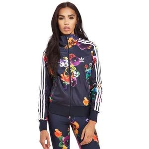 Adidas Floral Firebird TrackJacket